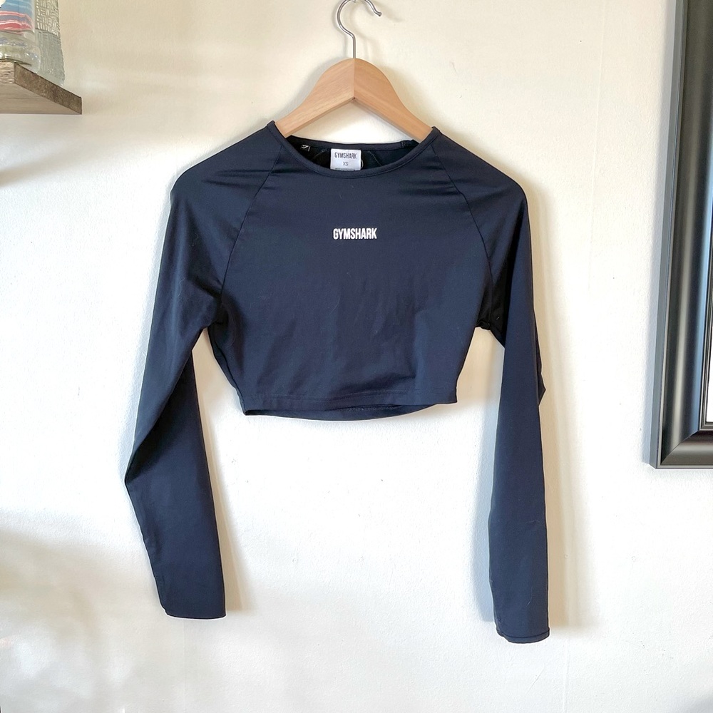 Gymshark long sleeve training crop